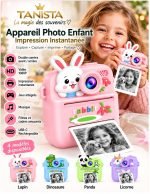Appareil Photo Instantané Enfant TANISTA – Impression sans encre